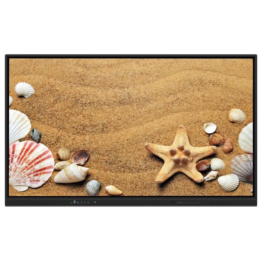 86 inch 40 points 3840*2160 4K UHD wireless digital Touchscreen whiteboard with app store for presentation learning teaching