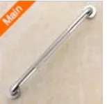 Поручни для ванны 20 дюймов с противоскользящим захватом, прочная безопасная Ручка для душа из нержавеющей стали для ванны, туалета, ванной комнаты, кухни,