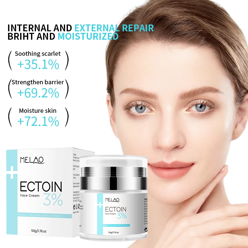 Private Label Ectoin Face Cream Whitening Moisturizing Soothing Face Cream Best Cream for Face