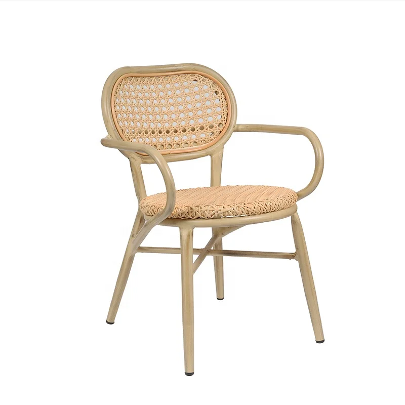 (SP-OC347) Modern design outdoor PE rattan and aluminum chair furniture for your garden or