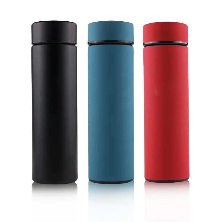 Stainless Steel Insulated Vacuum Thermo Bottle 450ml for Hot and Cold Drink with Tea Infuser