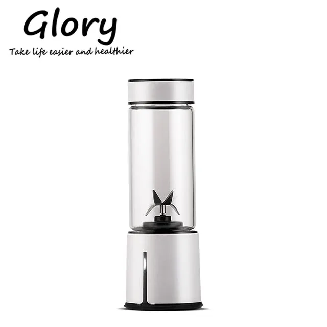 High Quality Mini Stainless Steel Ice Crushing Usb Rechargeable Smoothie Portable Usb Wireless Fruit Juicer Blender Cup