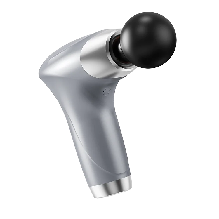 New 2021 Strong Hand Gun Mini Quickly Rechargeable Body Vibration Massage Gun With 4 Head