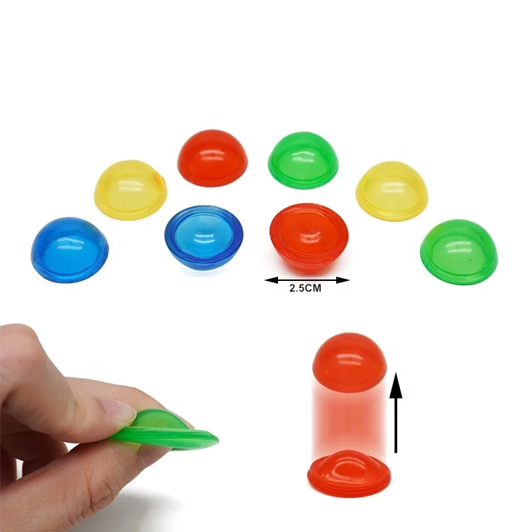 Mini Semicircle Bounce Ball Super Dome Popper Promotional Toys