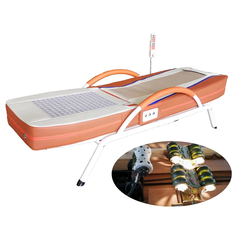 Factory Wholesale Price Full back Whole Body Thermal Jade Roller Electric Korea massage bed Massage Tables & Beds