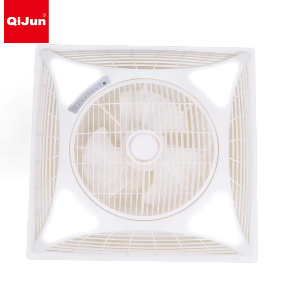 Good air delivery  14  16 inch  remote control copper ceiling box fan with led  lighting