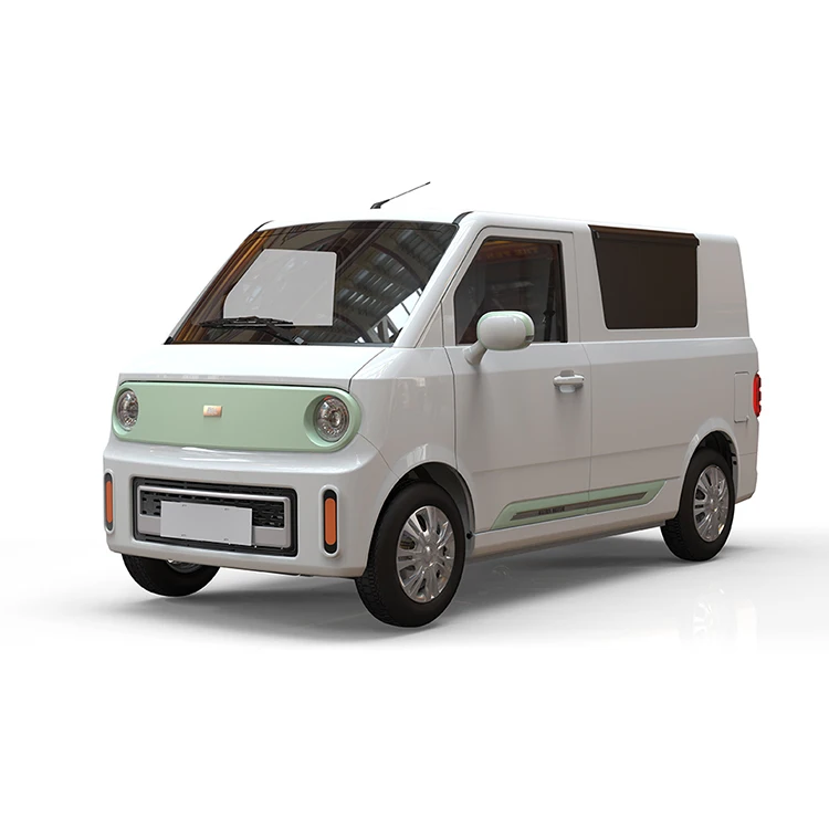 China Manufacturer Automobile 1250mm Front/ Rear Wheel Track Ev Mini Bus Easy To Drive Electric Cargo Mini Van For Sale