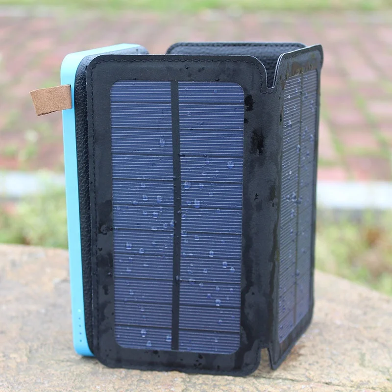 Factory Direct Sale 15W hand-held USB foldable solar panel portable mobile phone charger folding solar panel For Camping