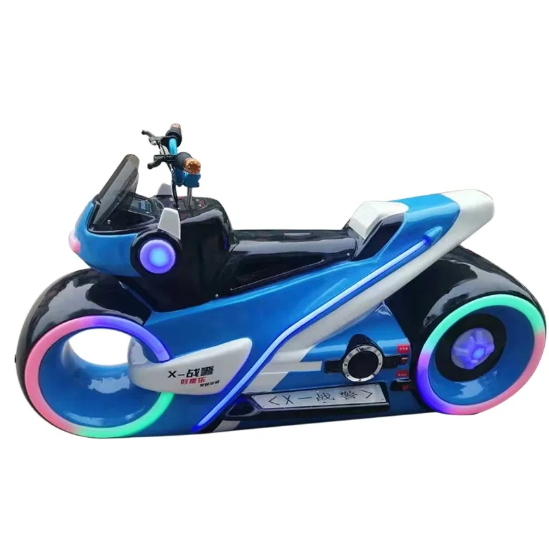 Amusement Park Arcade Game Centre Remote Control Battery Powered  Kid X-Warrior Ride On Motorbike Amusement Park Indoor