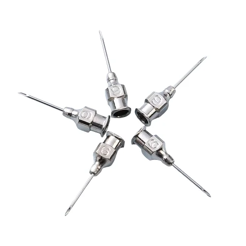 Hot Sale Animal Vaccination Injector Needles Reusable Stainless Steel Veterinary Hypodermic Syringe Needle