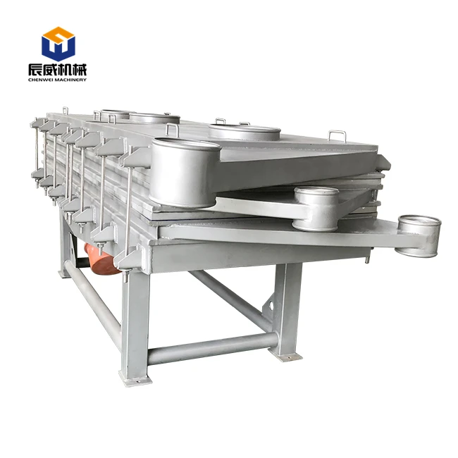China hot-sale industrial electric vibration sieve/rectangular linear vibration screen