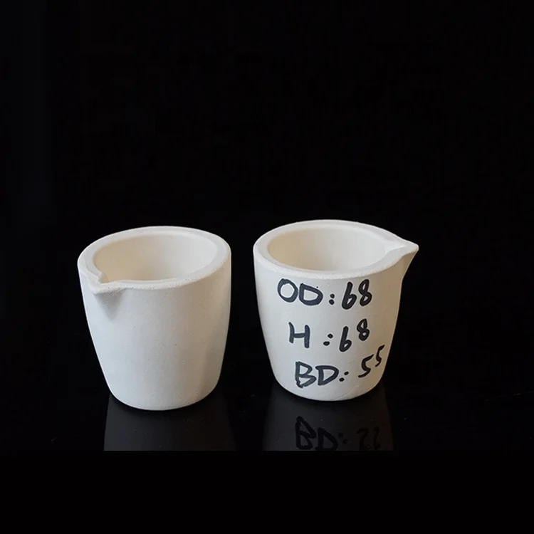 high quality with good thermostability fire assay crucible for mine labs