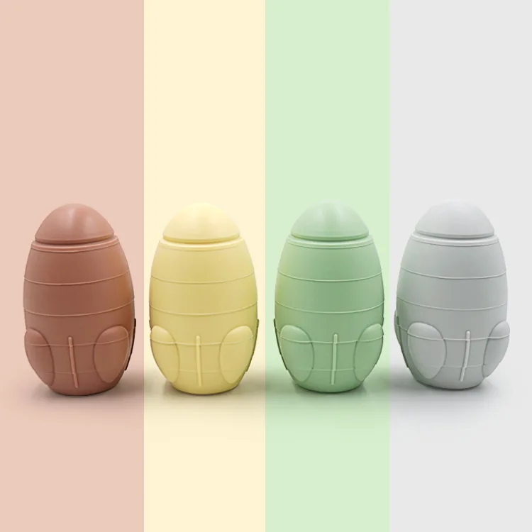 12-piece Toddler Squeezing Shape Sorter Puzzle Toy Stacking Montessori Sensory Educational Silicone for Kids Opp Bag Unisex