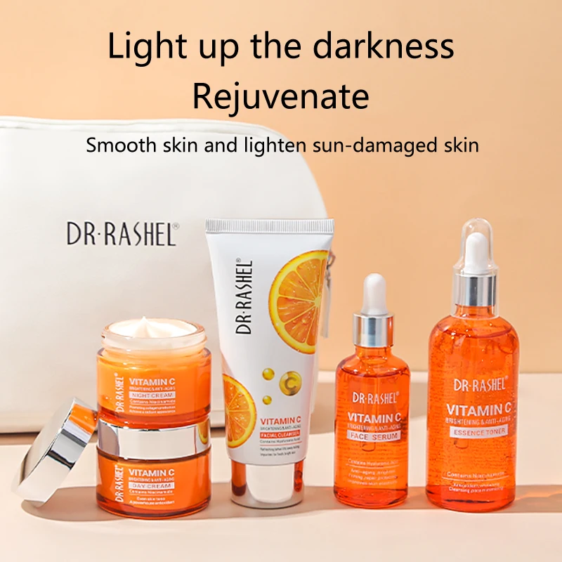 DR RASHEL Vitamin c brightening & anti-aging skin care set