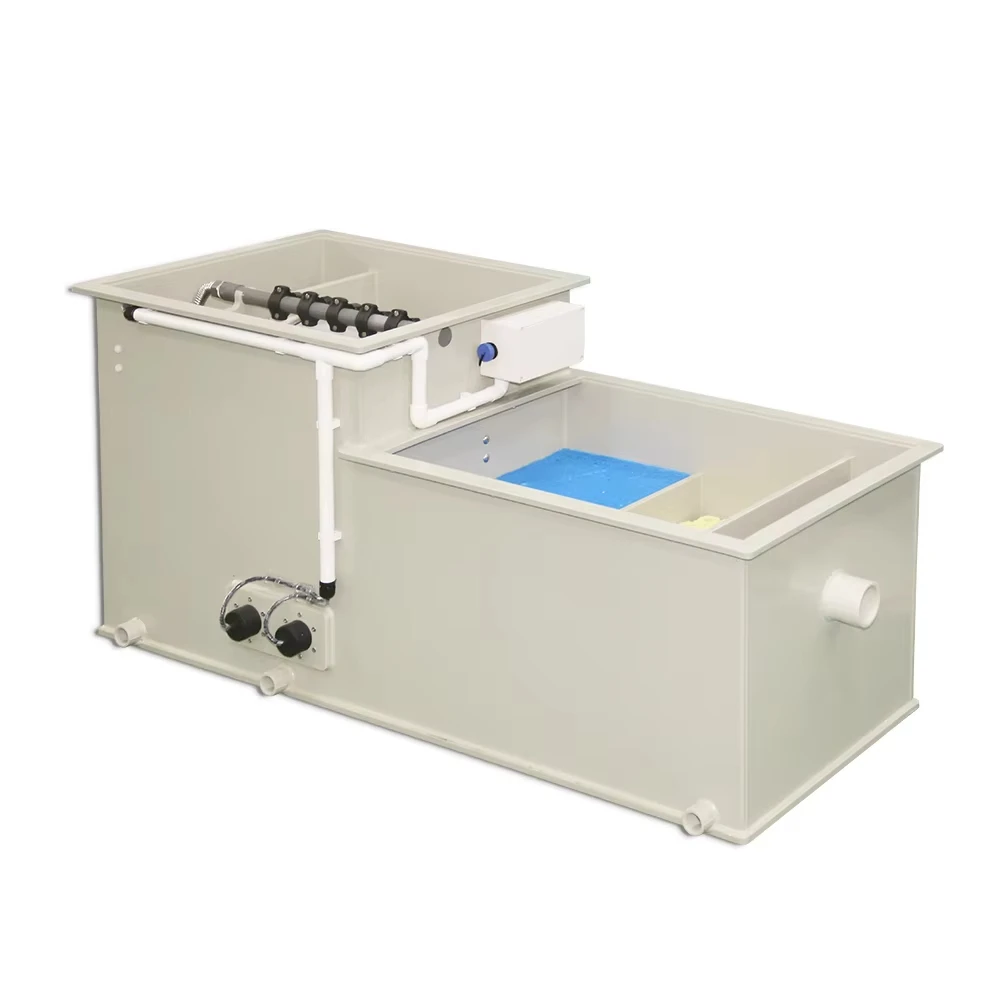 Villa Fish Pond Drum Filters Automatic Backwash Rotary Drum Filter Uv Bio Filler Koi Pond Filtration System