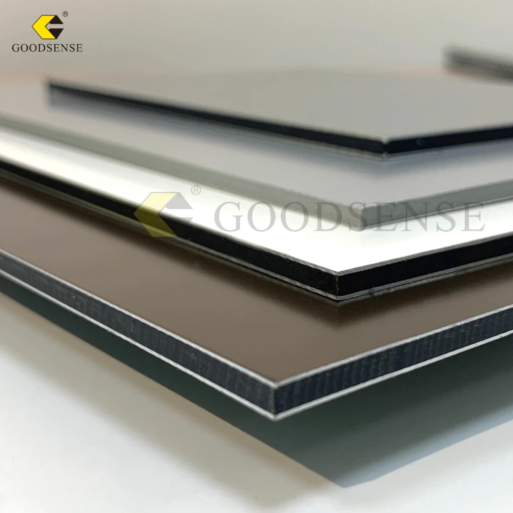 Goodsense 2-6mm Thickness 4*8ft Size Fireproof Aluminum Composite Panel ACP ACM Direct Factory