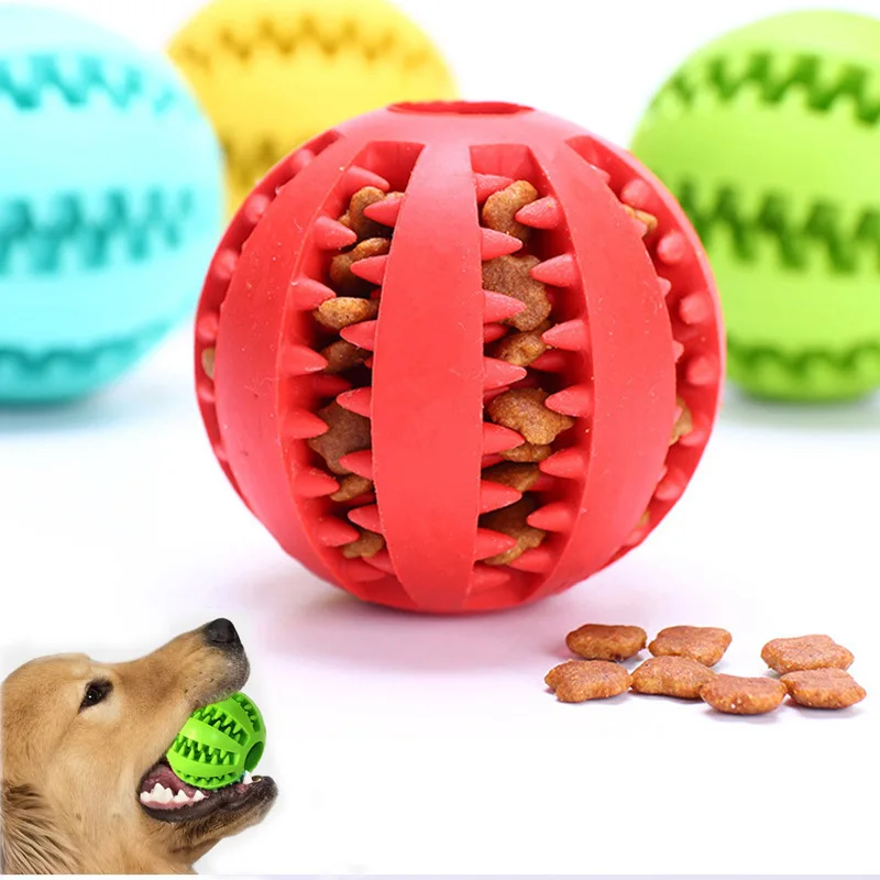 Pet Manufacturer Magic Rolling Dog Ball Interactive Dog Toy Slow Feeder Chew Pet Dog Toys Treat Dispenser Toy