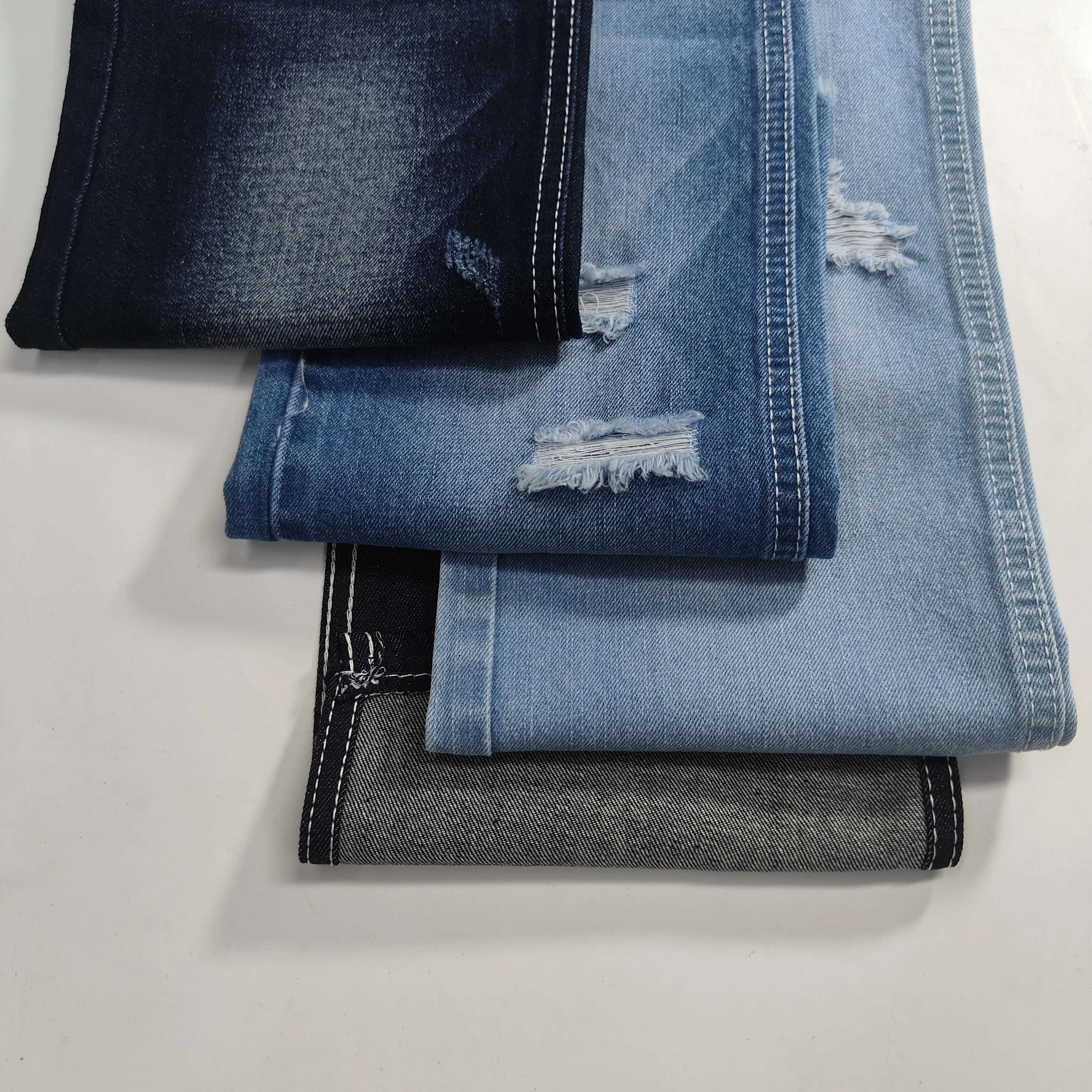 9.4 oz High Quality Roll of  no Stretch Denim Fabric