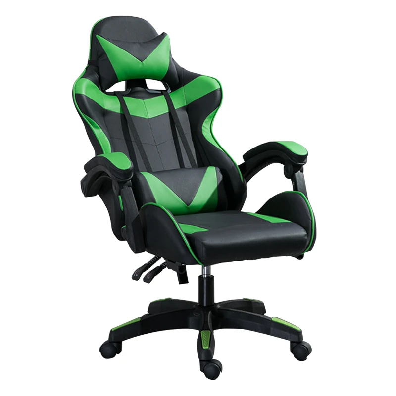 Reclining computer gaming chair ergonomic office comfortable pc gaming chair with footrest