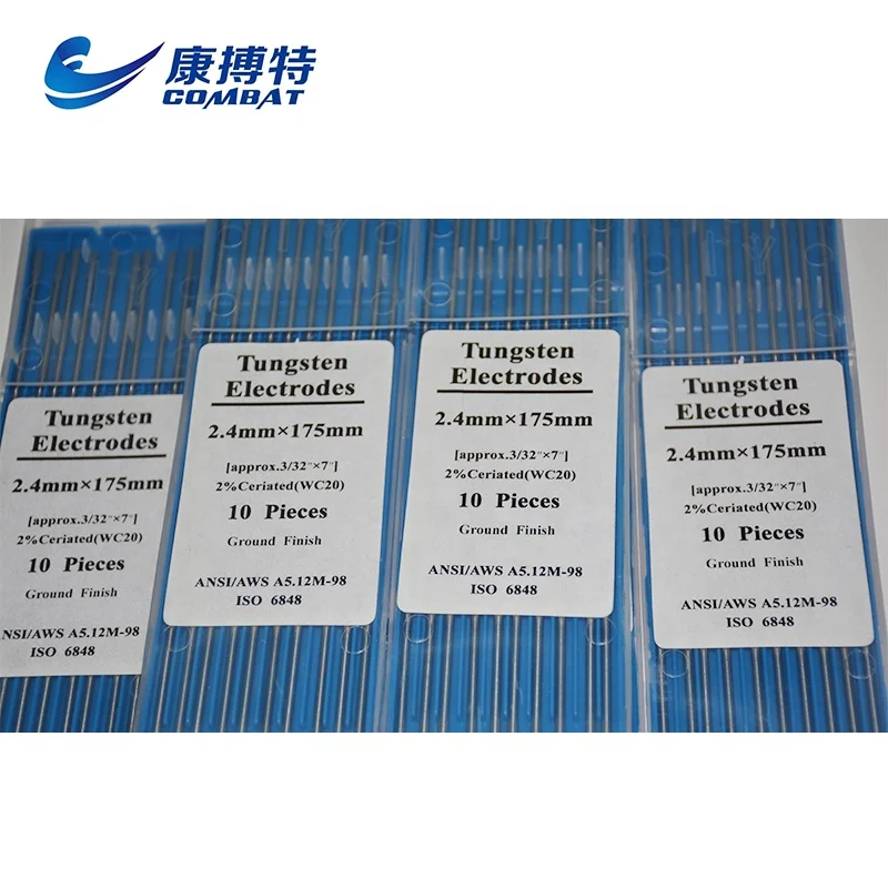 Factory tungsten welding rods electrodes WL 20 WL 15  lanthanated tungsten electrode