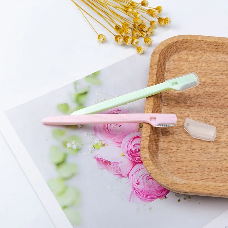 Частная этикетка 2 шт. средство для удаления волос на лице мини-бритва бровей