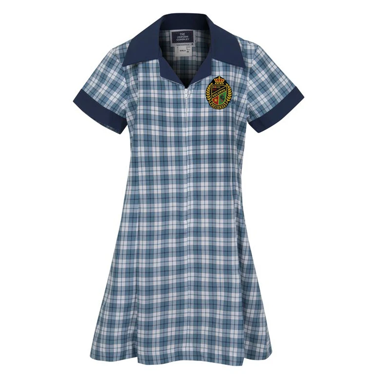 Free Custom Design Brand Girls Dress School Uniform For Girls Primary School Student Uniform Kids
