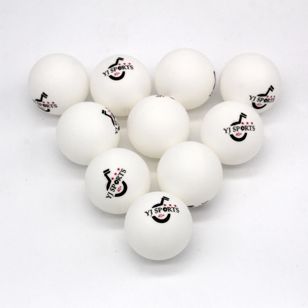 YJ 40+ training 3 star white ABS plastic pingpong training ball  table tennis ball