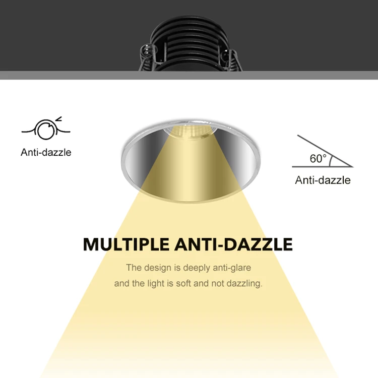 FAST Factory Custom Die Casting Aluminum Indoor Ceiling Commercial 5W Body COB LED Spotlight