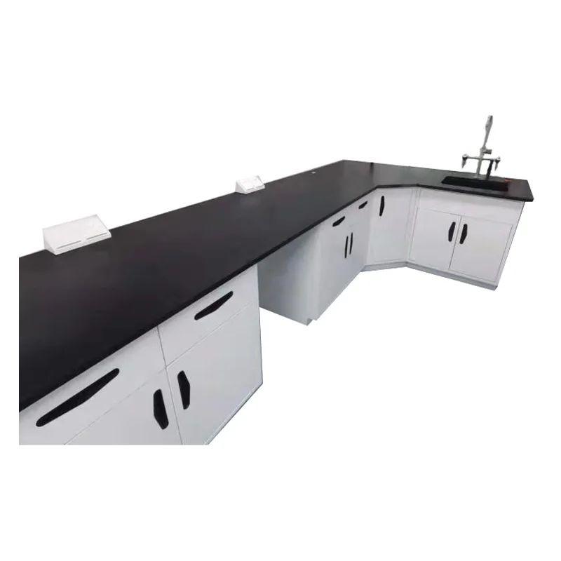 Chemical laboratory equipment All Steel side Lab Bench Furniture Laboratory Table Dimensions