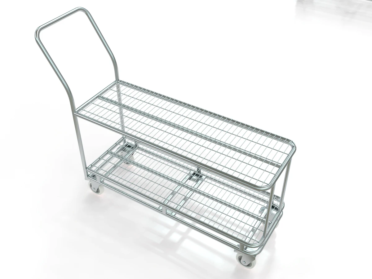 wholesale retail custom color large capacity hand push hypermarket equipment supermarket shopping cart trolley with wheels