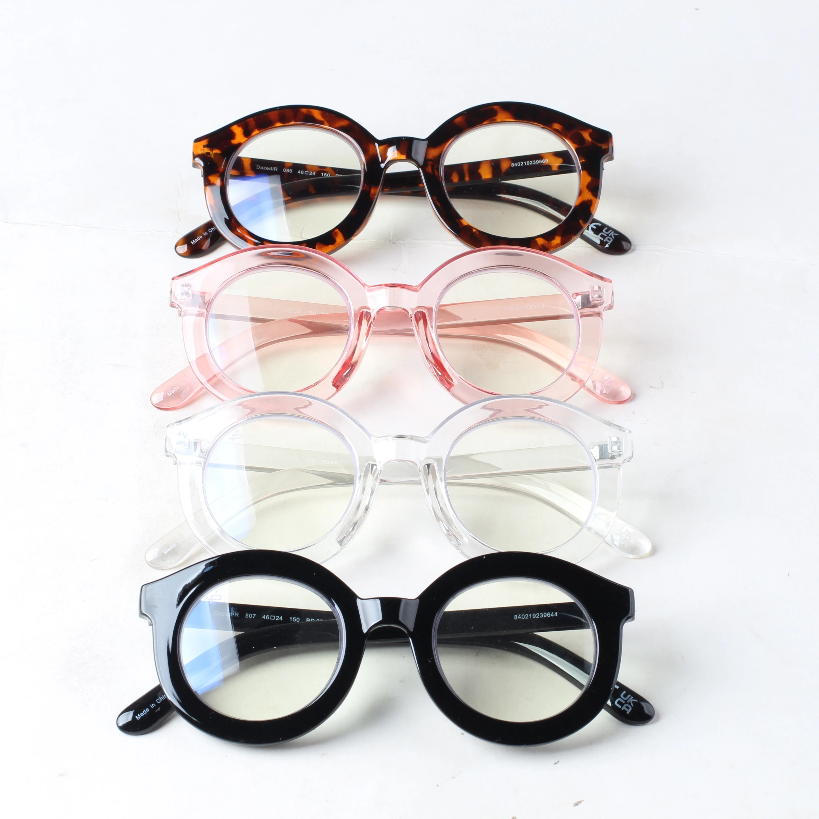 2024 Unisex PC Glasses Frame Anti Blue Light Blocking Lens Glasses for Men and Women