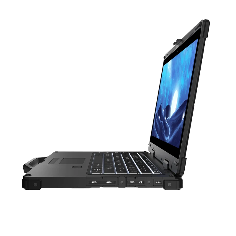 Полностью прочный ноутбук X36 с сенсорным экраном 13,3 дюйма, IP65, ноутбук Intel 11 Core I5 1135G7, промышленный компьютер IPC