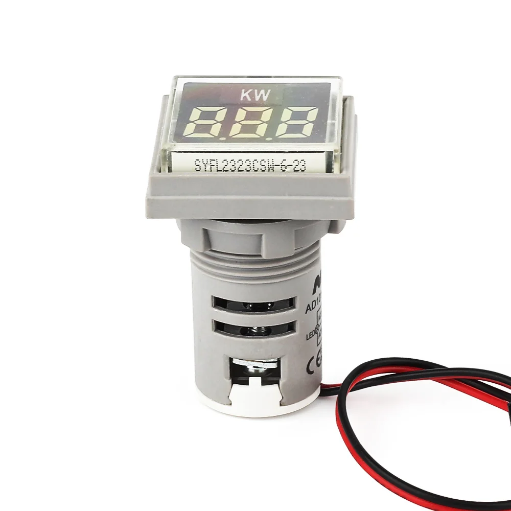 22mm white indicator power meter