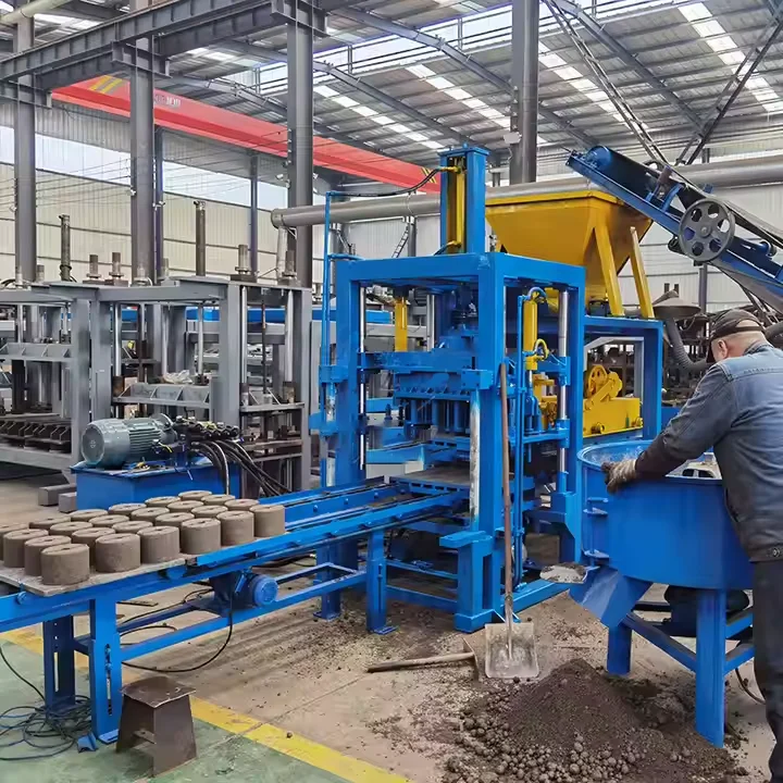 Hot Sale Automatic Type Concrete Cement Solid Hollow Brick Block Making Machine Production Line