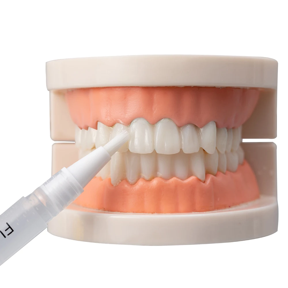 Tooth Whitening Pen Plastic Clear Aluminum Teeth Whitening Gel Pen 16% Hydrogen Peroxide