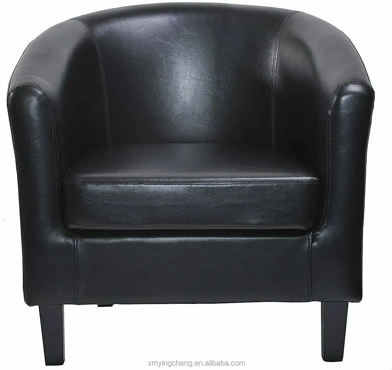 Faux Leather Tub Chair Armchair club Chair Dining Living Room leather armchair