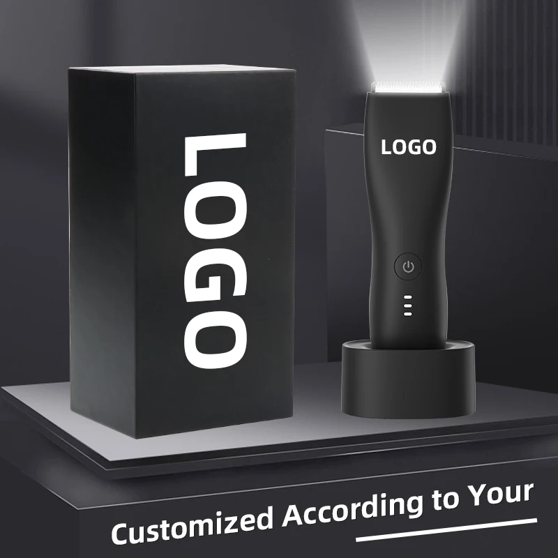 Original Factory Custom Electric Beard Trimming machine Body Grooming Kit Pink Groin Ball body Shaver Hair Trimmer