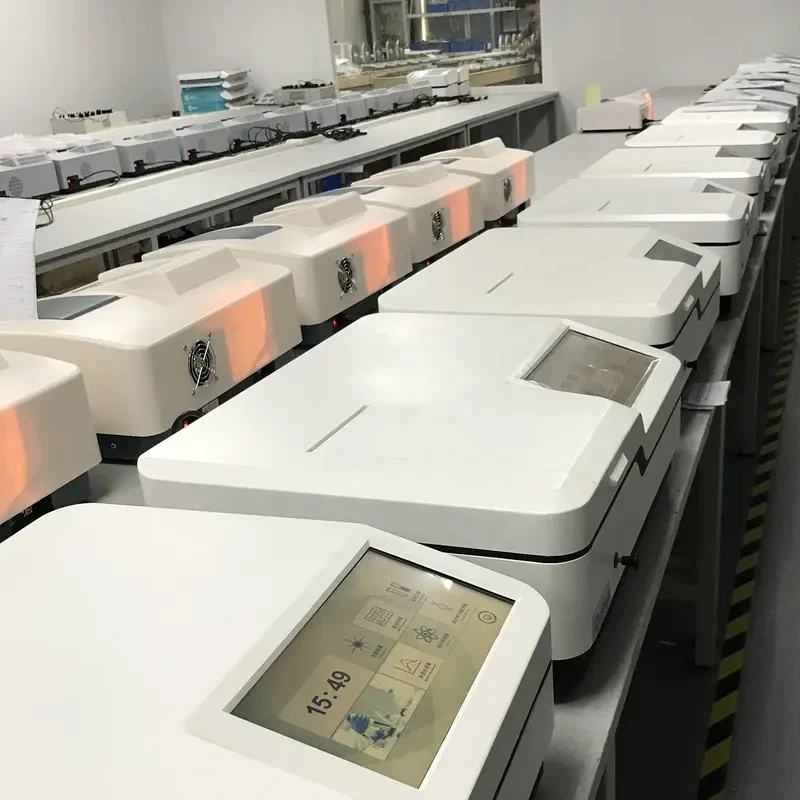 Factory Direct Sale uv-visible spectrophotometer uv-vis laboratory DNA dual beam nanodrop portable uv/vis spectrophotometer