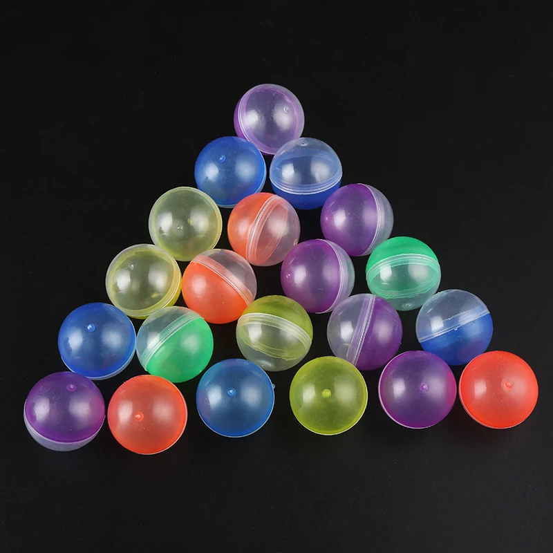 High Quality Eco-friendly PP material Colorful 35mm Round Shape Empty Plastic Ball Capsules for Vending Machine