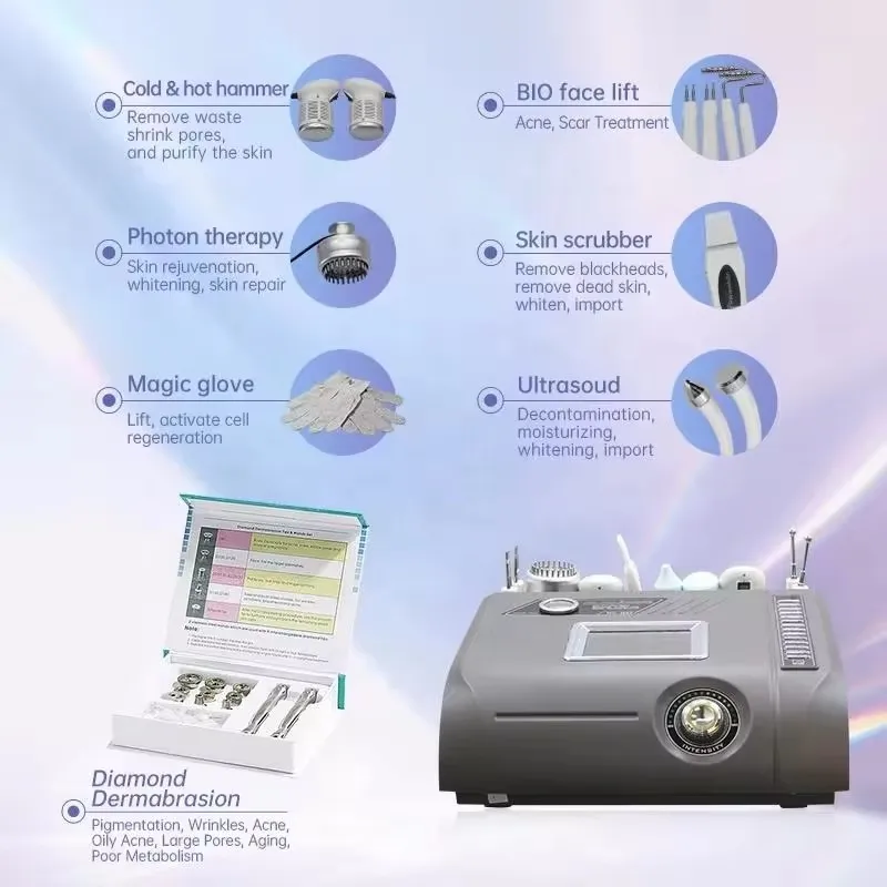 New 7-in-1 diamond carving professional cleaning and beauty equipment for sale