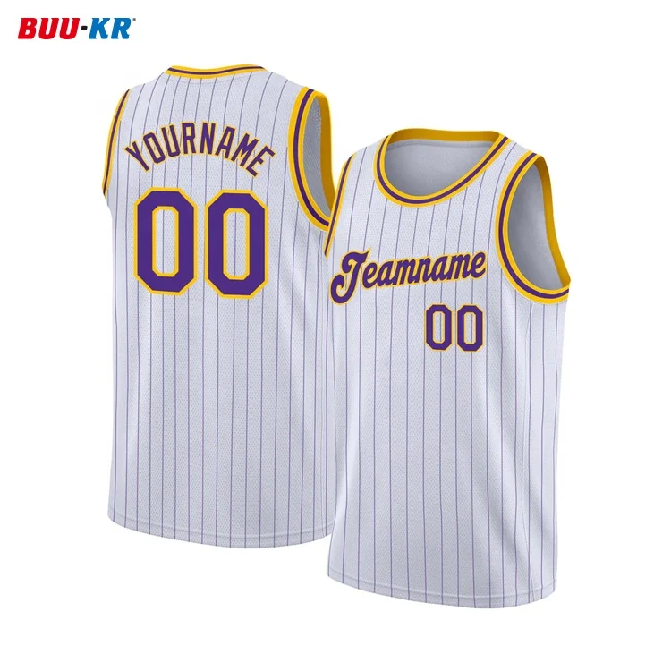 Buker Wholesale Retro Design Men Sportswear Polyester Custom Team Logo Cheap Practice Basketball Jersey Set