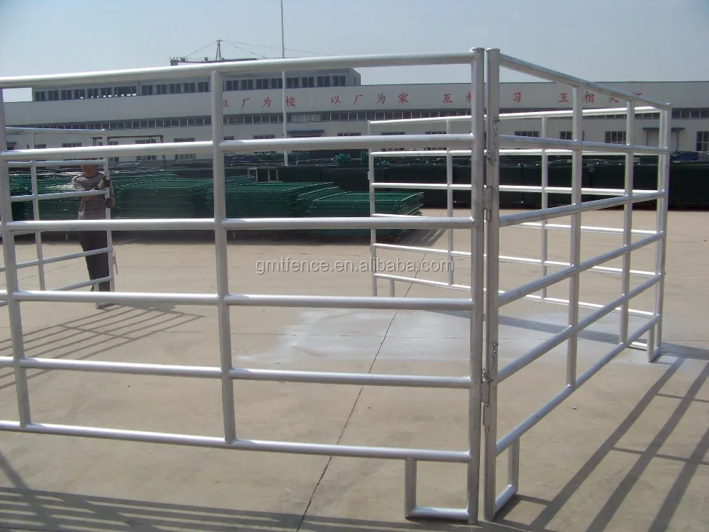 Galvanized good quality cattle farm yard cattle equipment cattle panels fence