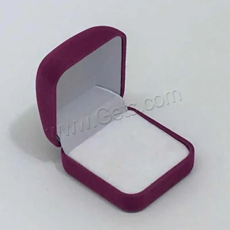 more colors velvet ring box cheaper price jewelry packing square rings box for two rings