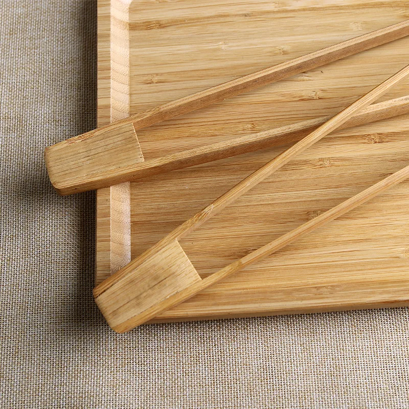Kitchen Toaster Food Bar Barbecue Baking Tools Bamboo Tweezers Kitchen Gadgets Bamboo Food Tongs for Food