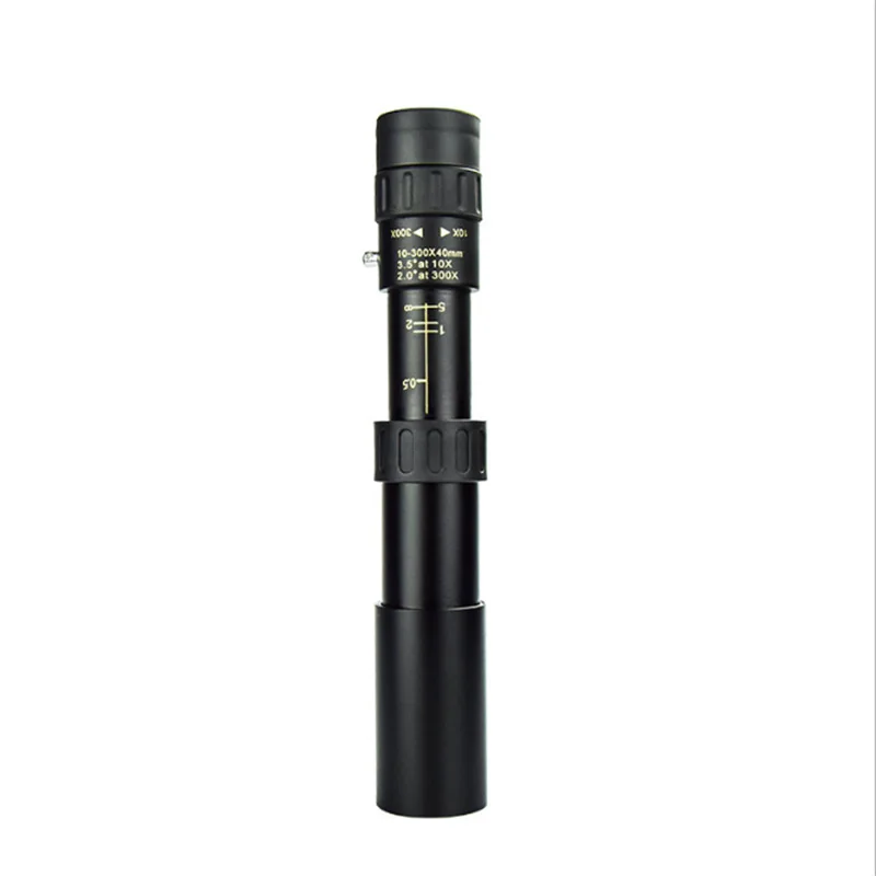 10-300x40 Zoom Monocular Telescope  HD telescope Bak4 Prism  outdoor watch vocal concert