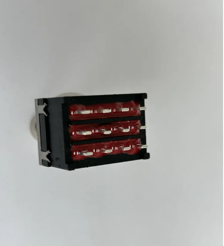 YF 12PIN PCB Type ON-ON Latching 4PDT Foot switch Guitar Effect Foot Switch