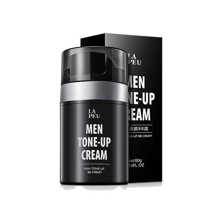 
Private Label Cosmetics Even Tone Makeup Cream For Men Oil Control Concealer Lightening Whitening Men Tone Up Cream 