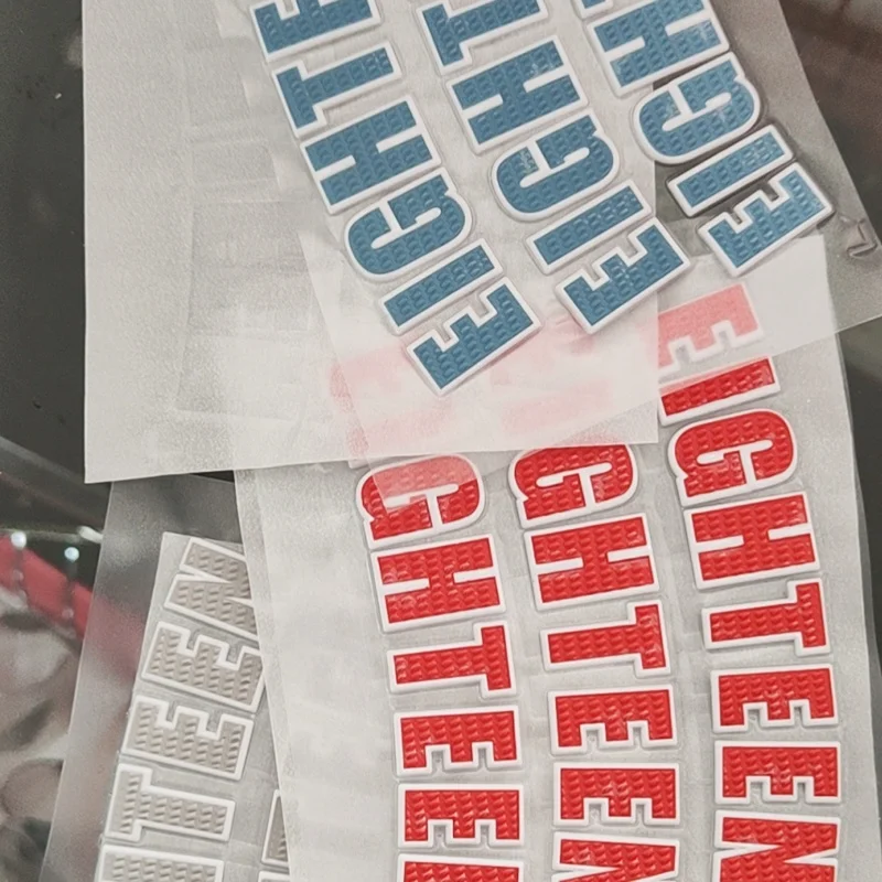 Custom Silicone Sticker With 3m Glue 3d Mold Label Flat Rubber Heat Transfer For Shirt New Fashion Tpu Labels For Clothing