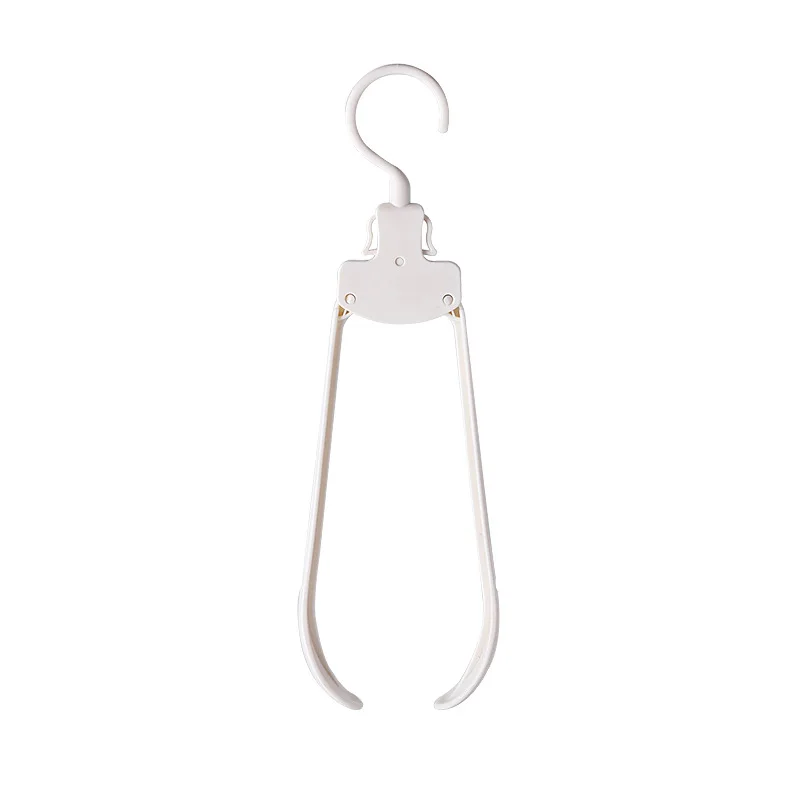 Folding hanger portable multi-functional travel business drying clothes home clothes hanging traceless small hanger