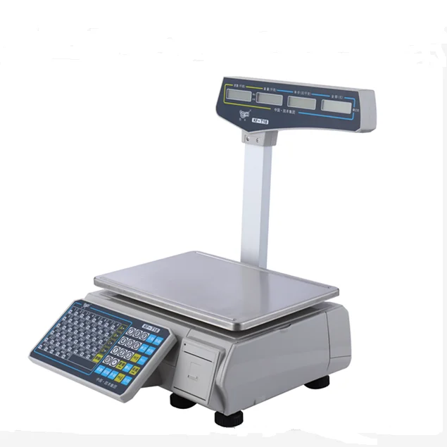 Super Market Using Electronic Weighing Scale,Barcode Printing Scale KF-T